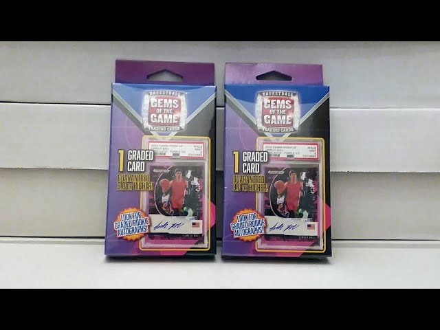 gems of the game basketball 1 graded card Mystery Pack | Graded Basketball Card | Grade 8+ Guaranteed | 2X Rookies Guaranteed 2024 GEMS OF THE GAME