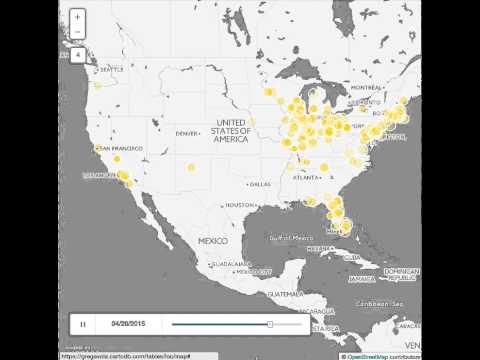Not Your Father's Root Beer Distribution Map on Untappd