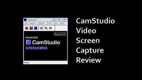 CamStudio Screen Capture Review