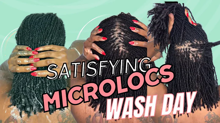 Simple Satisfying Microlocs Wash Day | Kendra Kenshay