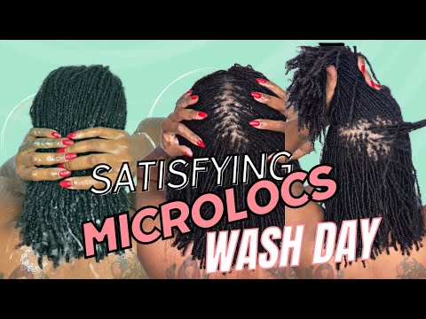 Simple Satisfying Microlocs Wash Day | Kendra Kenshay