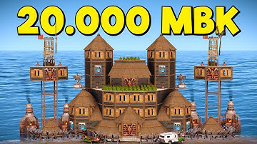 КРЕПОСТЬ СТОИМОСТЬЮ 20.000 МВК с ЛИЧНЫМ МВК КАРЬЕРОМ в РАСТ/RUST!