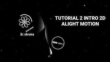 Tutorial 2 Intro 2d Alight motion | Hilya Tutorial