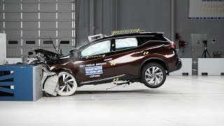 2021 Nissan Murano updated moderate overlap IIHS crash test