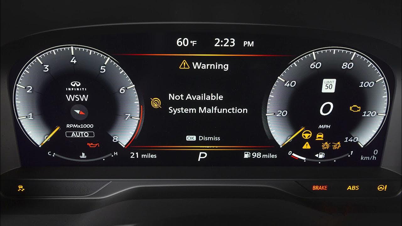 2022 INFINITI QX60 - Warning and Indicator Lights - YouTube