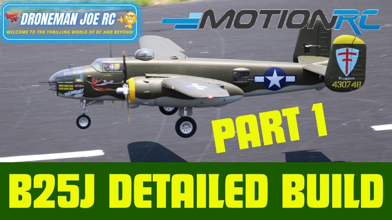 FLIGHTLINE B-25J MITCHELL WW2 BOMBER DETAILED BUILD PART 1 #b25