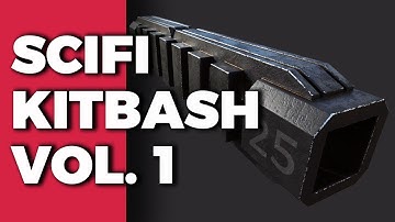 Scifi Kitbash Vol. 1 [040] | Texturing a Metal Beam in Substance Painter | Design E