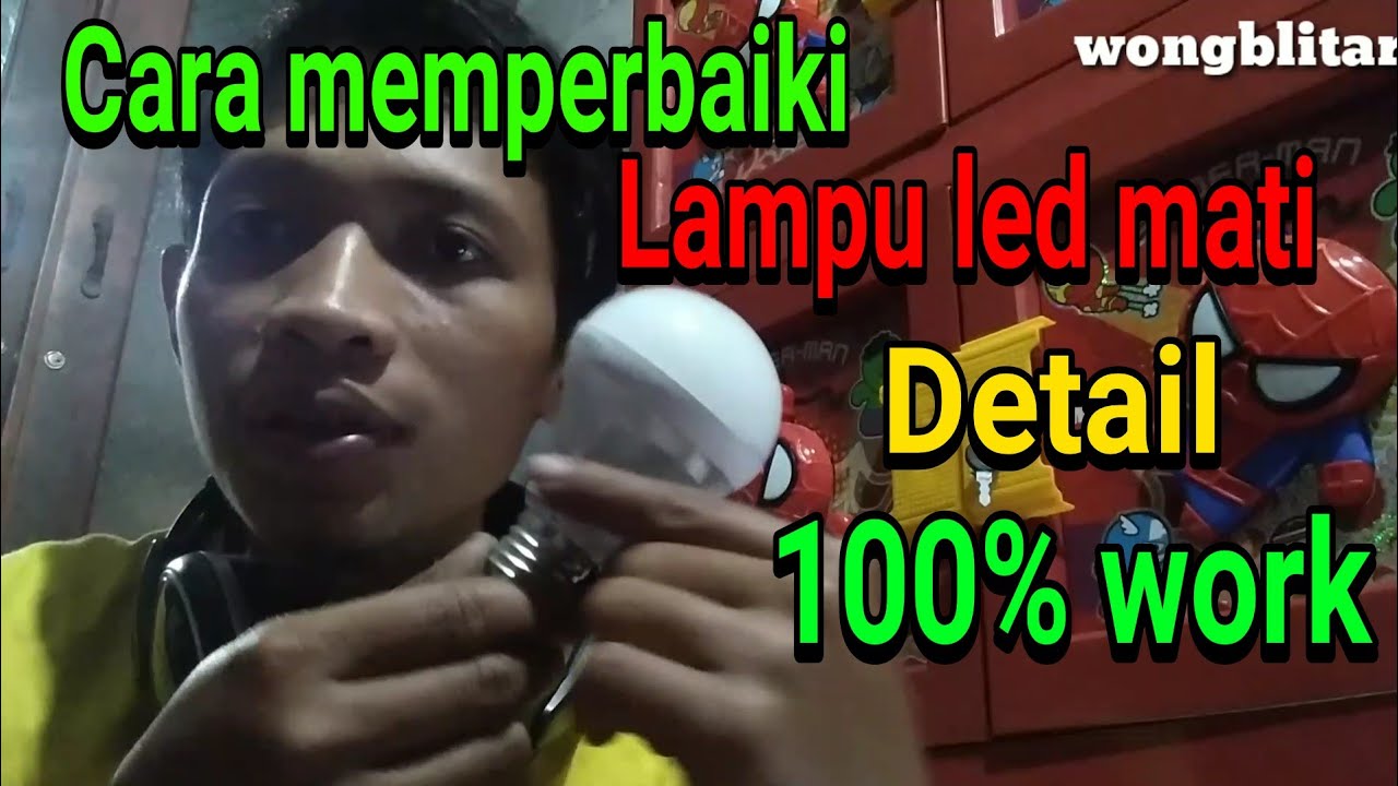 Trik memperbaiki lampu rusak