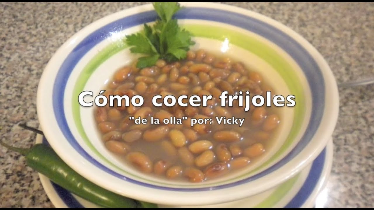 COMO COCER FRIJOLES DE LA OLLA | Receta Facil | VICKY RECETA FACIL