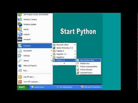 Python code in a file
