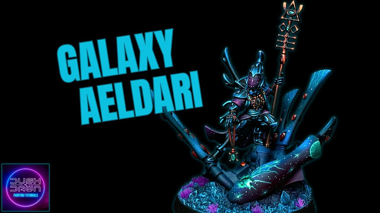 How to Paint Galaxy Aeldari 40k