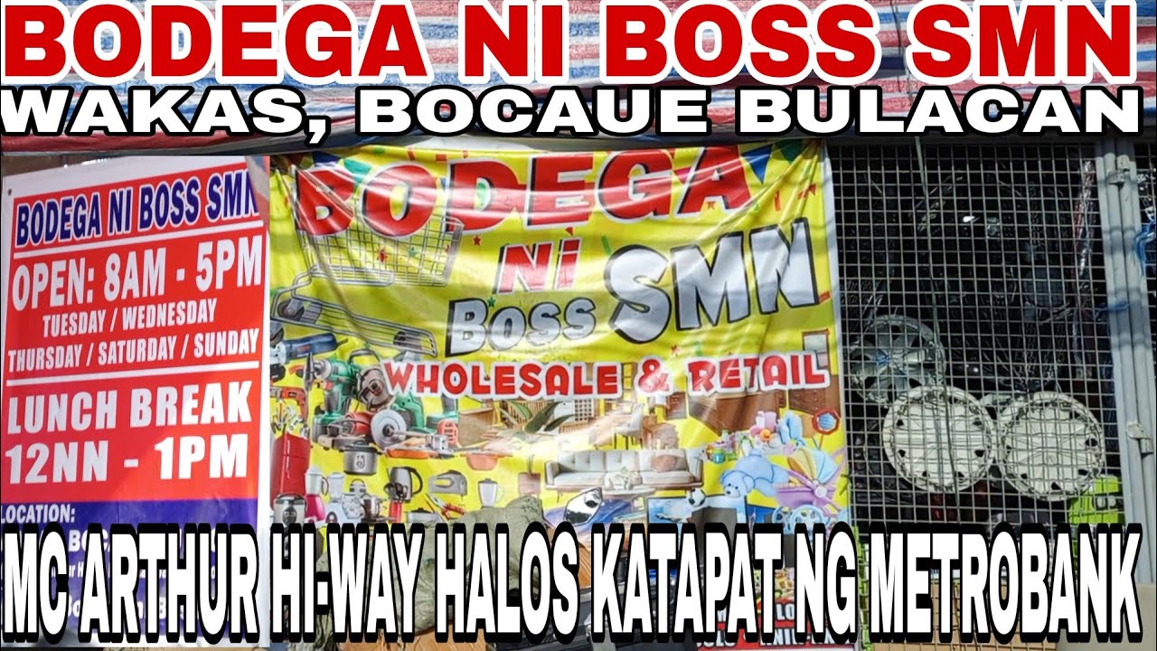 HALA! GRABE  BODEGA SALE PRESYONG PANG MASA DITO LANG YAN KAY BOSS SMN || WAKAS, BOCAUE, BULACAN 💯😳🤗