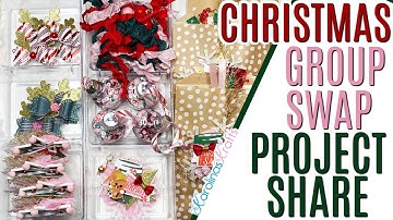 Christmas Group Swap Project Share using Hey Santa Collection Hosted by @Craftpurge