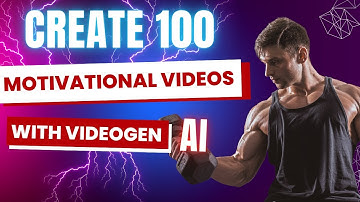How to Create 100 Motivational Videos with VideoGen AI – No Editing Skills Needed!