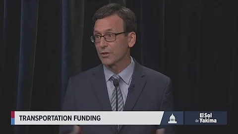 Bob Ferguson speaks on transportation funding projects in Washington State Governor Debate