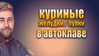 Дёшево и вкусно  Домашние консервы в автоклаве  Куриные пупки желудки в автоклаве