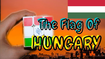 The flag of Hungary on a cube 🇭🇺 #Flag22