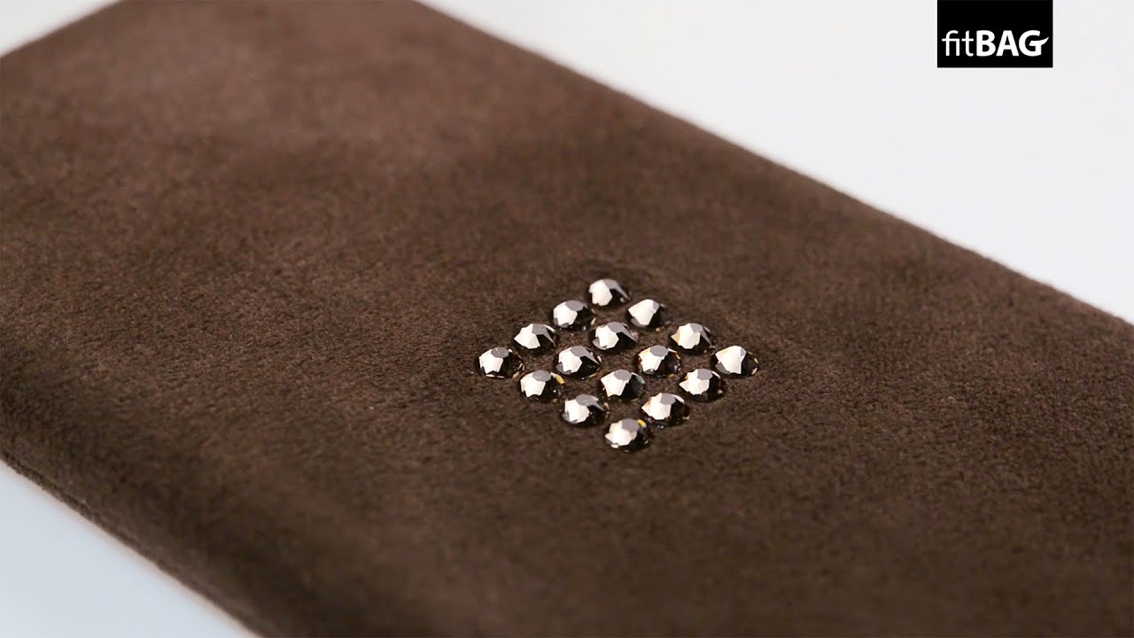 fitBAG Pop Series with Swarovski® Crystals - Brown Tile