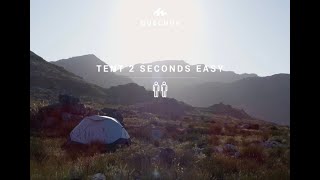 Quechua 2 Second Easy Tenda Untuk 2 Orang Original - Fresh & Black