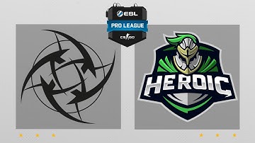 CS:GO - NiP vs. Heroic [Nuke] Map 2 - ESL Pro League Season 5 - EU Matchday 1