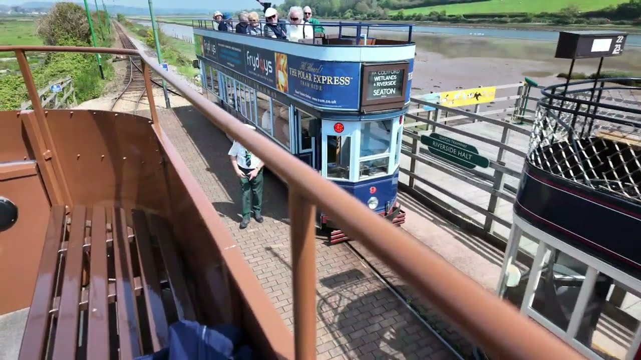 Seaton tramway Devon. 4K version.