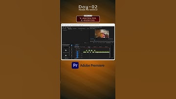 Premiere Pro Basics Day 02 | Selection Tool (V) & Razor Tool (C) Explained 🔪✨