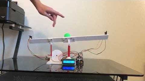 PID-Controlled Ball Balancer Project