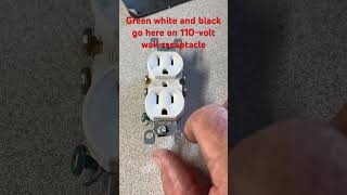 This Is How The Wires Hook Up On 110-Volt Wall Receptacle