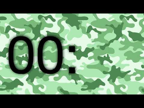 30 Second Timer Count Down Camo Green