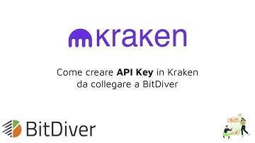 BitDiver - Kraken - Tutorial Creazione API Key