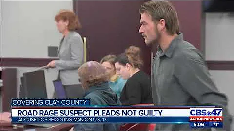 Clay County road rage suspect pleads not guilty