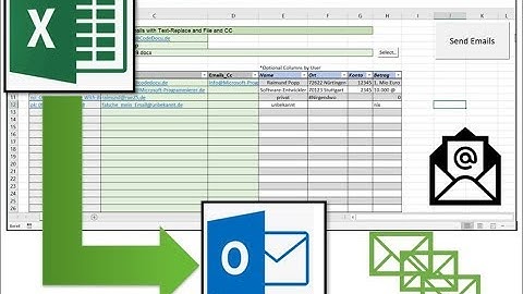 Send Serial Emails with Excel Template and Outlook. Vba Macros