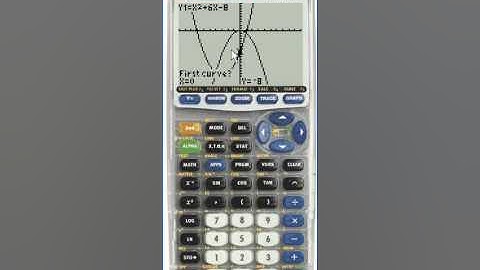 Graph Intersect TI83 1