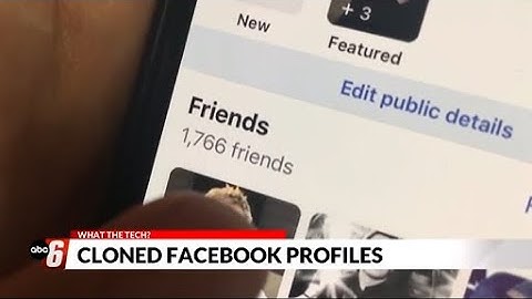 What the Tech? Cloned Facebook profiles
