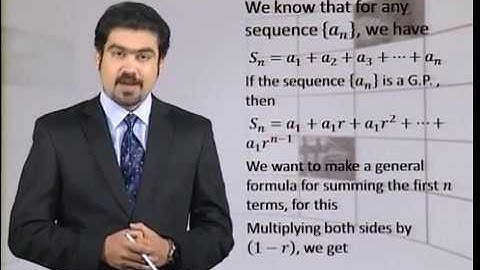 Math - Fsc Part 1 Chapter 6 Geometric Series  - Math
