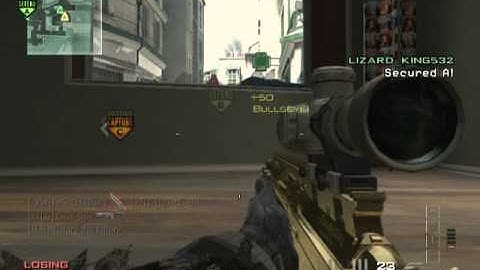 MW3: Amazing Random Throwing Knife Kill