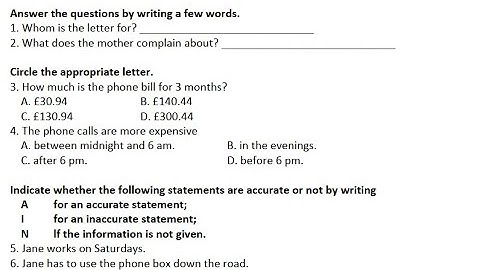 Unit 4: Listening Activity No.3