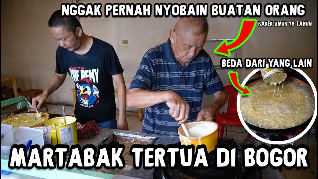 HEBAT !! NGGAK PERNAH NYOBAIN BUATAN ORANG LAIN !! Martabak LEGENDARIS sejak tahun 1975