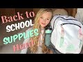 Back to School Supplies Haul 2018 / Whats In My Backpack with Princess Ella CC