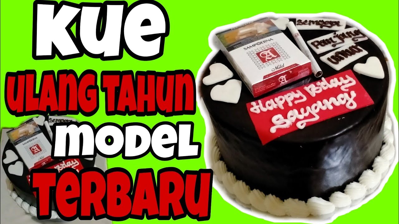 cara membuat kue  ulang tahun terbaru simple black  forest  