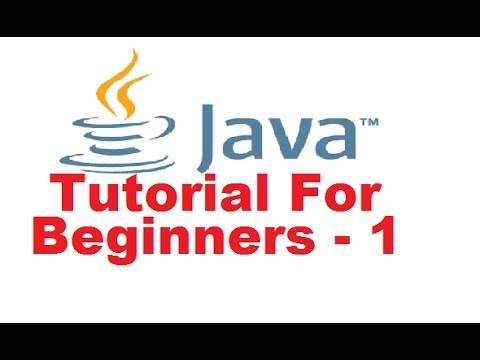 Java language Programming Tutorial For Beginners 1 - Introduction and ...