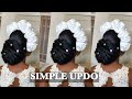 HOW TO DO A SIMPLE BUT YET CLASSY BRIDAL UPDO #louisihuefo #hairtutorial #updohairstles