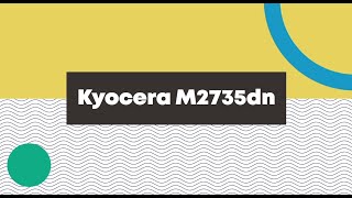 Kyocera M2735dn установка и настройка.