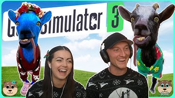 FIRST TIME Playing Goat Simulator 3 | 2 player Co Op Gameplay Xbox