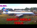 AIRPORT NIKOLA TESLA , CONSTRUCTION SITE AND VIEW OF WORKS + AVIATION MUSEUM NEW VIDEO