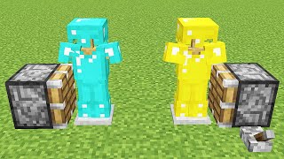 diamond armor + gold armor = ???