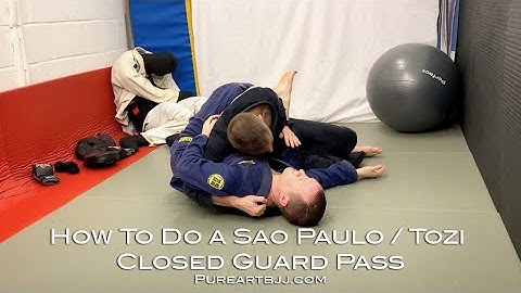 How to do a Sao Paulo / Tozi Closed Guard Pass