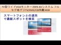 7V型ワイドVGAモニター 2DIN AVシステム フルセグ地デジTV/DVD/CD内蔵
