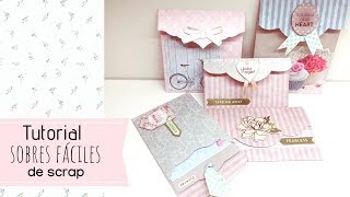 Tutorial sobres fáciles para scrap