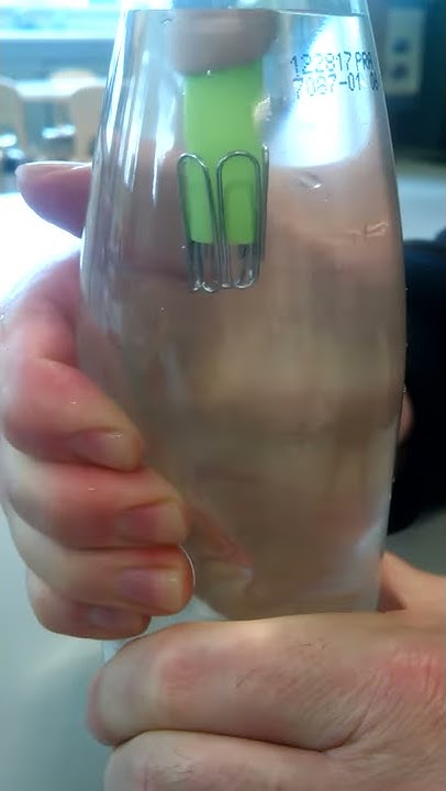 Cartesian diver bottle YouTube